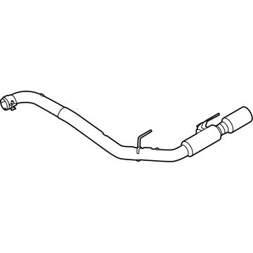 Ford ML3Z-5202-K Extension - Exhaust Pipe