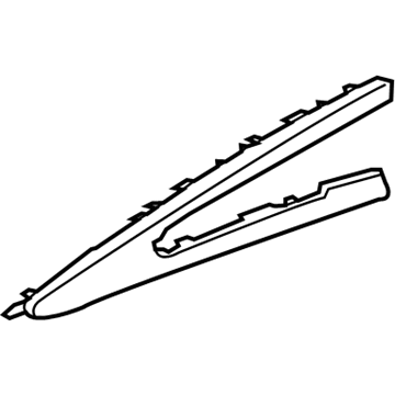 FA1Z-78275A36-CA Ford Trim Molding, Passenger Side Illustration 1 of 1