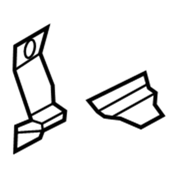 FA1Z-58237A02-A Ford Bracket, Passenger Side Illustration 1 of 1