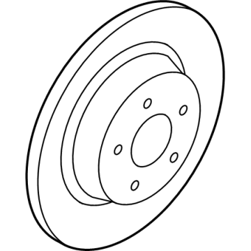 Ford Escape Brake Rotor - LX6Z-2C026-D