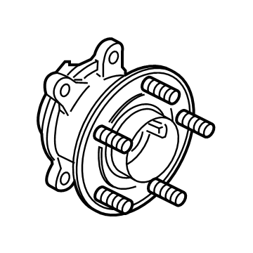 Ford LX6Z-1109-A Hub Assembly - Wheel