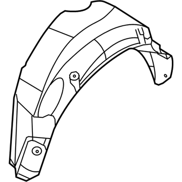 Ford AE8Z-54278B51-A Filler - Quarter Panel