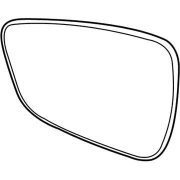 Ford LJ6Z-17K707-B Glass Assembly - Rear View Outer Mirror