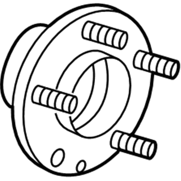 Ford 6E5Z-1104-AB Hub Assembly - Wheel