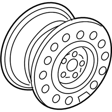 Ford 1W4Z-1007-BA Wheel Assembly