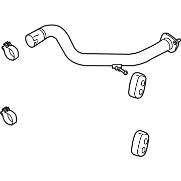 Ford 8A2Z-5202-A Pipe - Exhaust