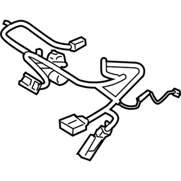 8L8Z-14A699-AA Ford Wire Harness, Front Passenger Side Illustration 1 of 1