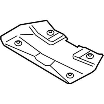Ford G3GZ-5411434-A Heat Shield G3GZ-5411434-A Ford Heat Shield Illustration 1 of 1