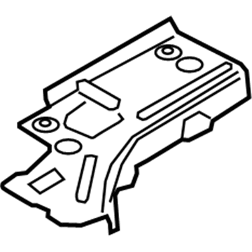 Ford G3GZ-99112B28-A Heat Shield, Passenger Side G3GZ-99112B28-A Ford Heat Shield, Passenger Side Illustration 1 of 1