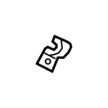 Ford F2GZ-5K291-B Catalytic Converter Bracket, Passenger Side F2GZ-5K291-B Ford Catalytic Converter Bracket, Passenger Side Illustration 1 of 1