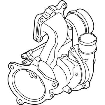 Ford F1FZ-6K682-D Turbocharger Assembly
