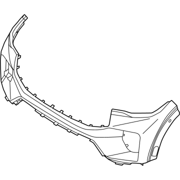 Ford RB5Z-17D957-AAPTM Bumper Cover