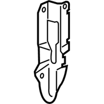 Ford HL3Z-9941058-A Corner Reinforcement, Rear Passenger Side HL3Z-9941058-A Ford Corner Reinforcement, Rear Passenger Side Illustration 1 of 1