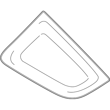 Ford CN1Z-5829710-A Glass - Quarter Window