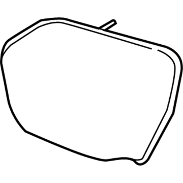 Ford LL1Z-17K707-A Glass Assembly - Rear View Outer Mirror