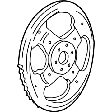 Ford F6DZ-6375-A Flywheel Assembly