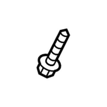 Ford -W701107-S303 Screw And Washer - Self-Tapping