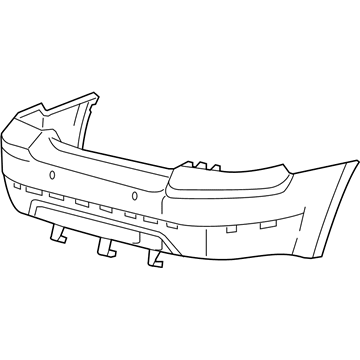 Mercury Montego Bumper - 6T5Z-17K835-BBPTM