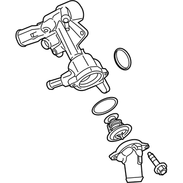 Lincoln BL3Z-8A586-G Connection Water Outlet