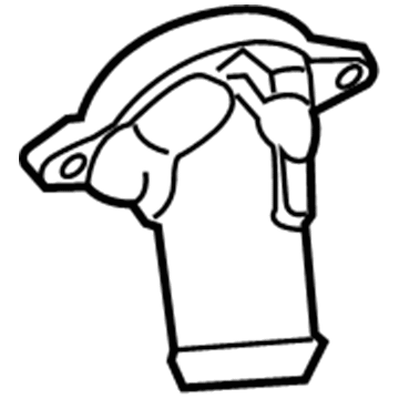 Ford BR3Z-8592-Q Connection Water Outlet