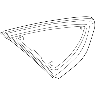 Ford DS7Z-5429710-B Glass - Quarter Window