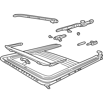 Lincoln 5L2Z-7851070-B Rail Assembly - Roof