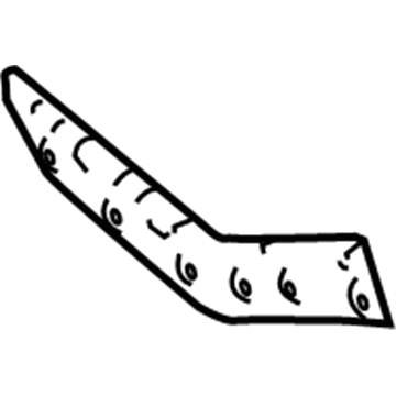 Lincoln DA5Z-17D995-D Bracket - Bumper Mounting