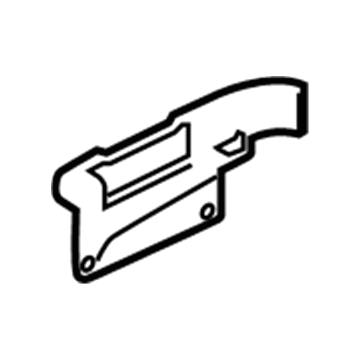 Ford FR3Z-6301588-B Rear Insulator, Front Passenger Side FR3Z-6301588-B Ford Rear Insulator, Front Passenger Side Illustration 1 of 1