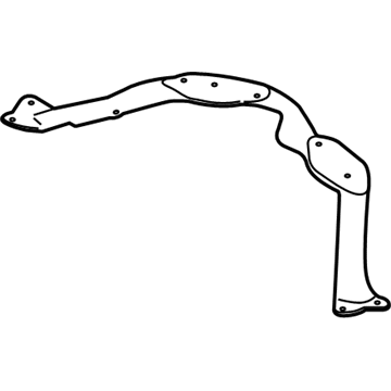KR3Z-16A200-B Ford Tie Bar Illustration 1 of 1