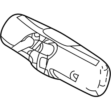 Lincoln BU5Z-17700-D Mirror Assembly - Rear View - Inner
