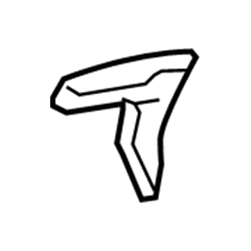 Ford CV6Z-5461753-BA Handle Cover, Front Driver Side CV6Z-5461753-BA Ford Handle Cover, Front Driver Side Illustration 1 of 1