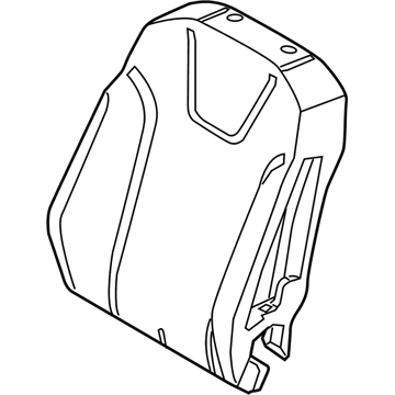 CV6Z-5864811-C Ford Seat Back Pad, Front Driver Side Illustration 1 of 1