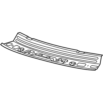 Ford BB5Z-7803410-A Windshield Header, Front BB5Z-7803410-A Ford Windshield Header, Front Illustration 1 of 1