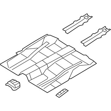Ford 7T4Z-7811141-A Pan Assembly - Floor Front