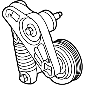 Ford BB5Z-6A228-A Pulley Assembly - Tension