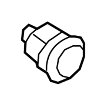 Ford 6C2Z-1521990-A Lock Cylinder - Less Keys