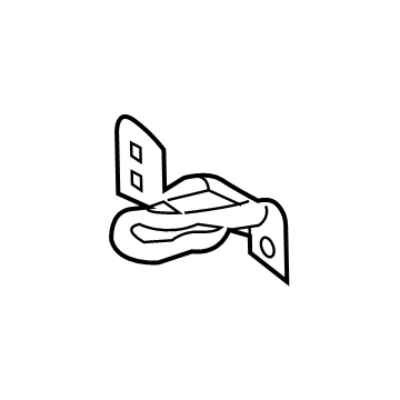 Ford HC3Z-17A954-A Bracket Assembly - Towing Hook Support