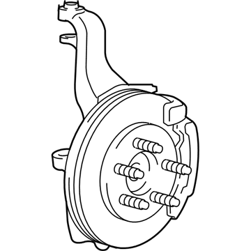 Lincoln 6L1Z-3K186-AA Knuckle - Front Wheel