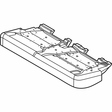Ford ML3Z-1863841-A Pad - Rear Seat Cushion
