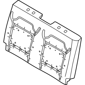 Ford PC3Z-1866801-A Pad - Rear Seat Back