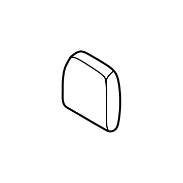 Ford NL3Z-18501A04-AH Cover Assembly - Rear Seat Headrest