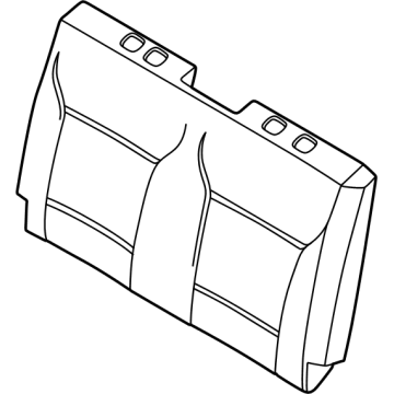 Ford ML3Z-1866601-GC Cover Assembly - Rear Seat Back