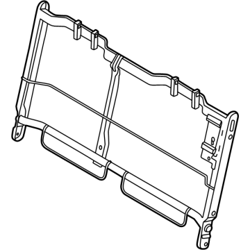 Ford JC3Z-18613A39-A Frame - Rear Seat Back Retainer