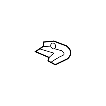 FT4Z-16747-D Ford Lower Brace, Passenger Side Illustration 1 of 1