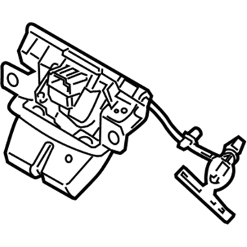 Ford Fiesta Trunk Lid Latch - BE8Z-5443150-A