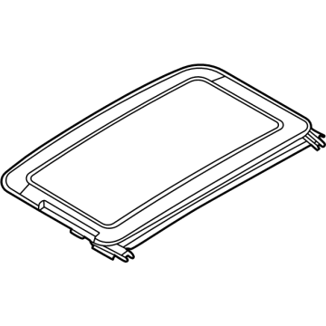 Ford NZ6Z-54500A18-B Glass