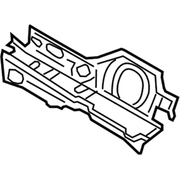Ford DS7Z-5401588-A Lower Insulator, Front DS7Z-5401588-A Ford Lower Insulator, Front Illustration 1 of 1