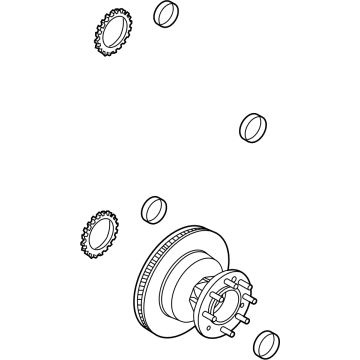 Ford E-350 Super Duty Brake Rotor - 8C2Z-1102-D