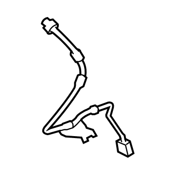 8C2Z-2078-BL Ford Flex Hose, Front Driver Side Illustration 1 of 1