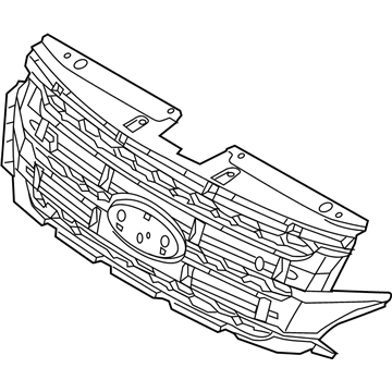 BT4Z-8A284-B Ford Grille Assembly, Front Upper Illustration 1 of 1